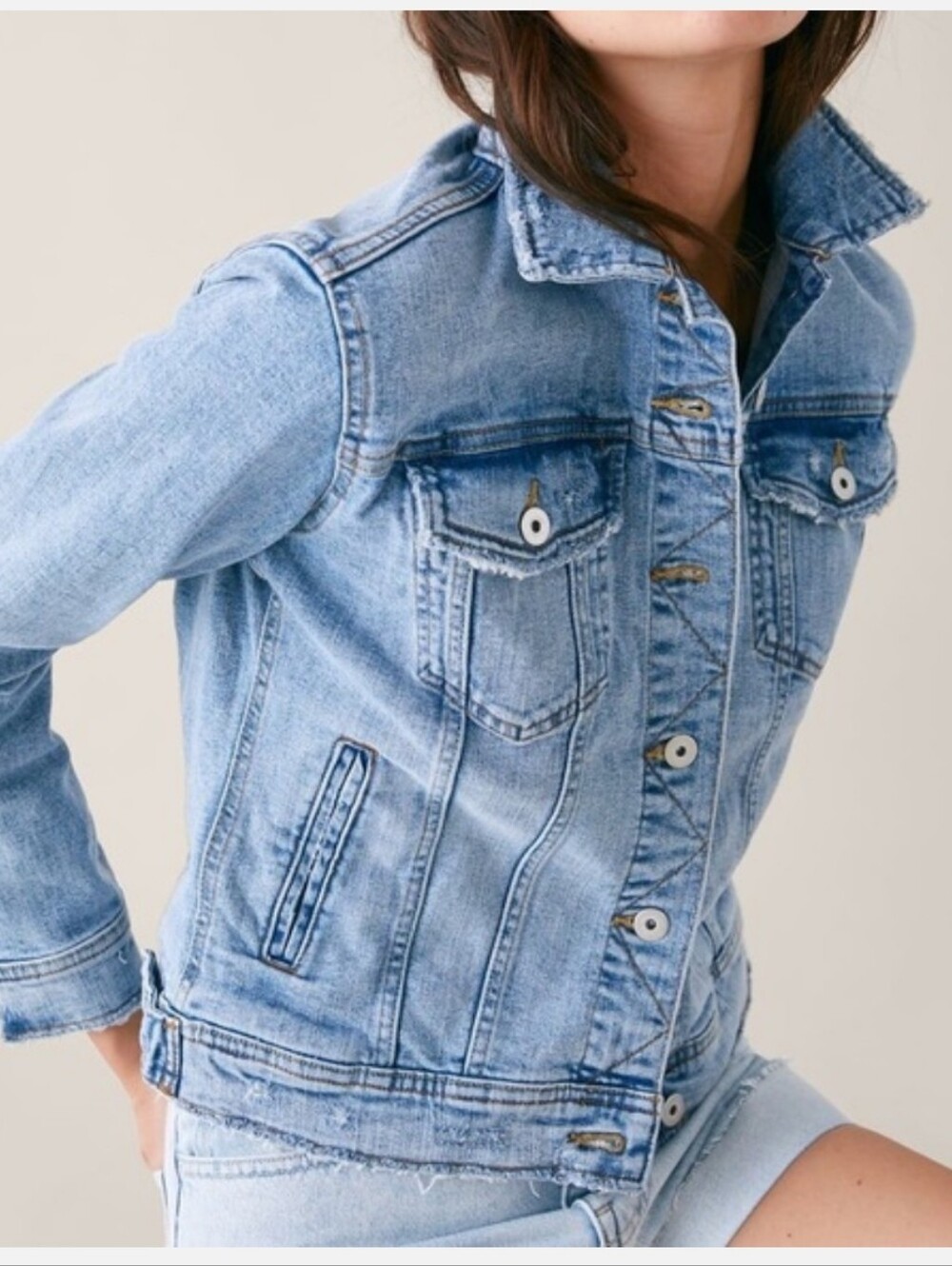Zara Blue Denim Jacket XL